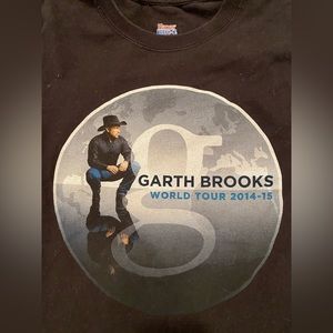 Hanes | Shirts | Garth Brooks World Tour 242015 Concert T Shirt Size
